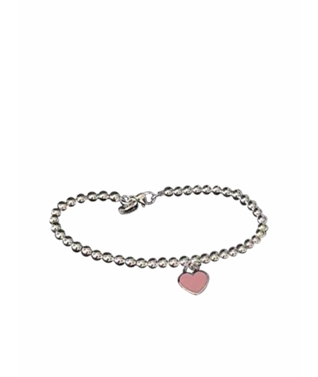 TIFFANY&CO Розовый серебряный браслет, фото 1