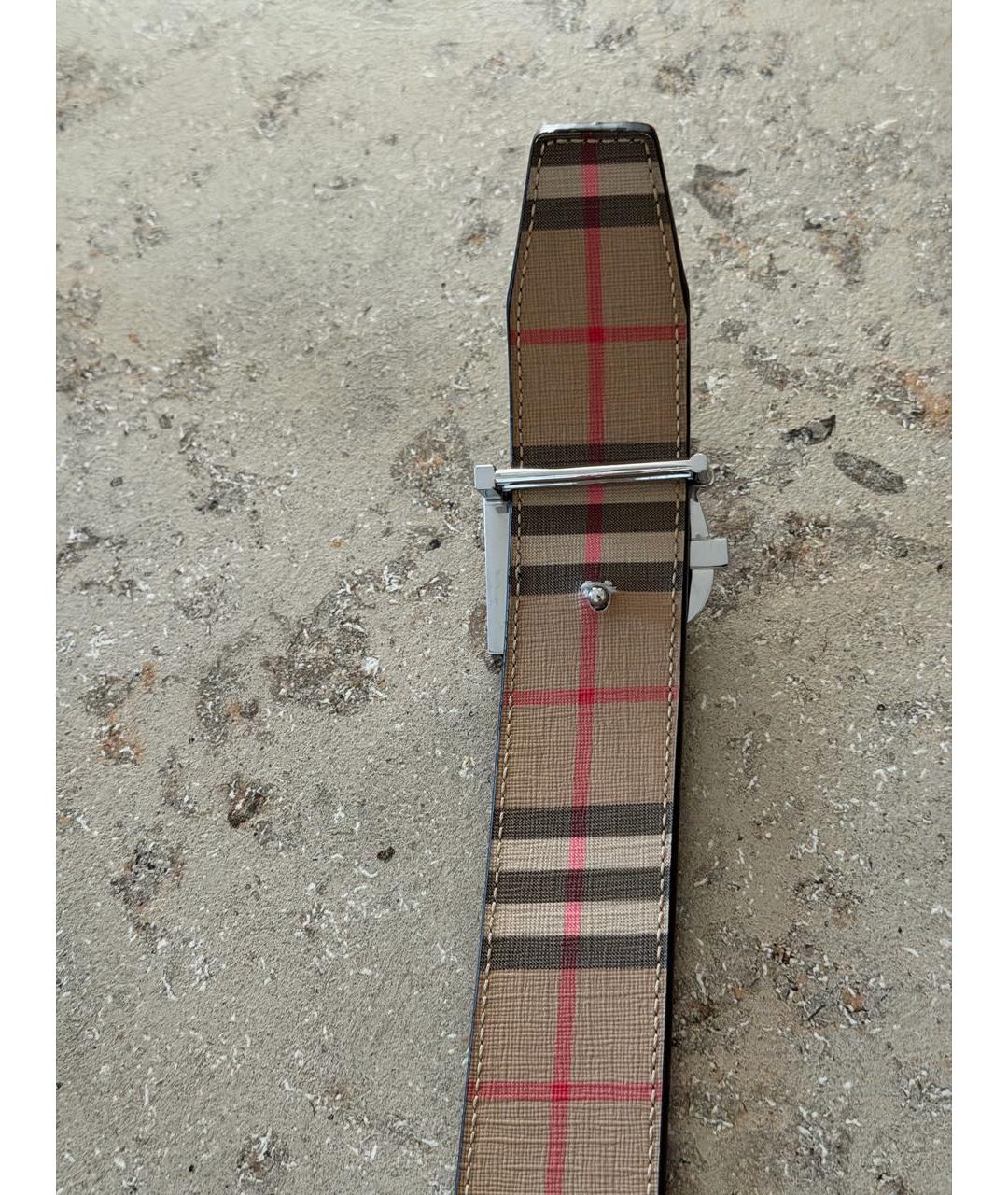 BURBERRY Черный ремень, фото 4