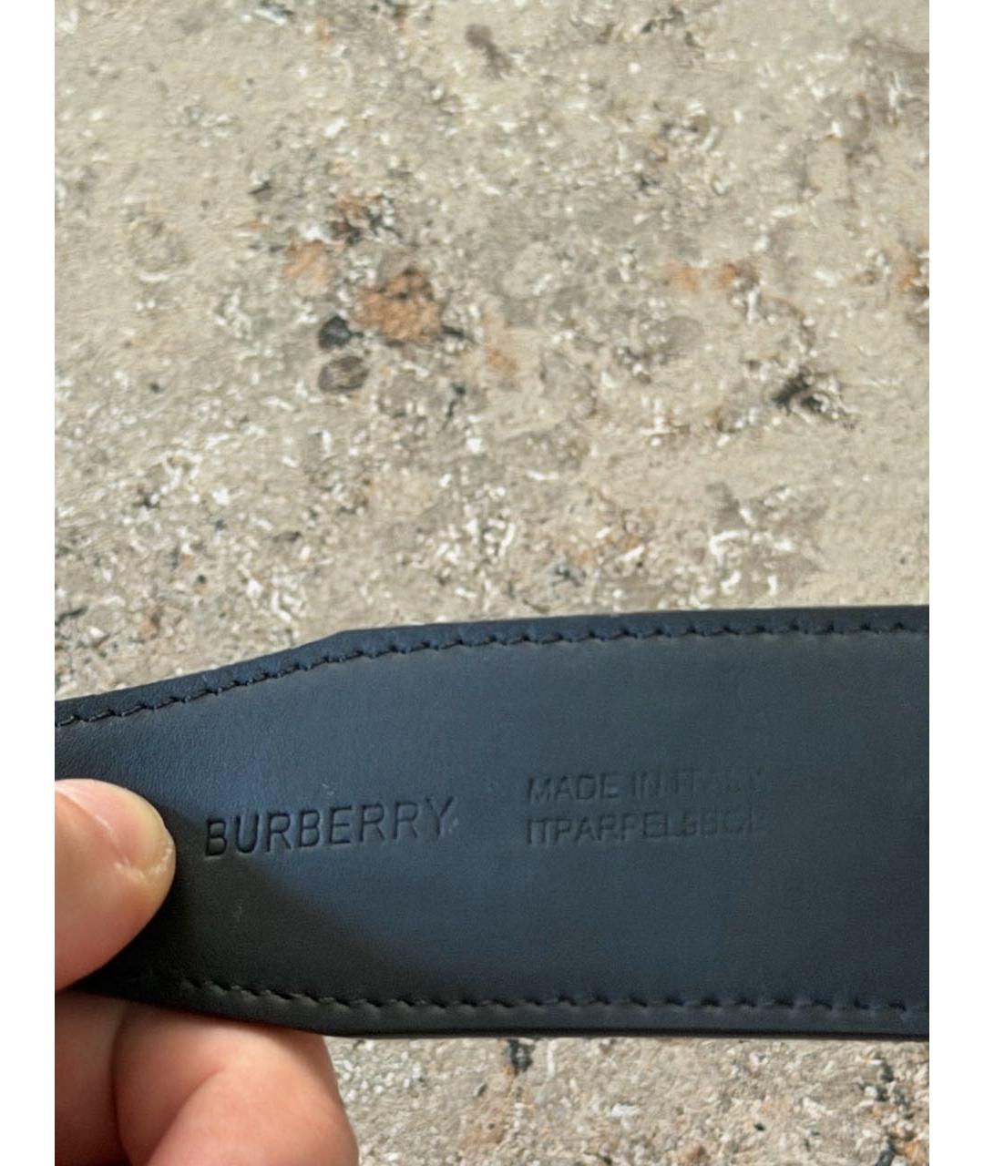 BURBERRY Черный ремень, фото 3