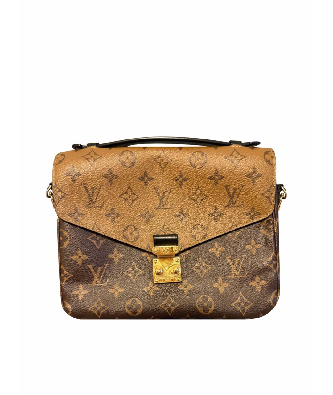 LOUIS VUITTON Коричневая канва сумка через плечо, фото 1