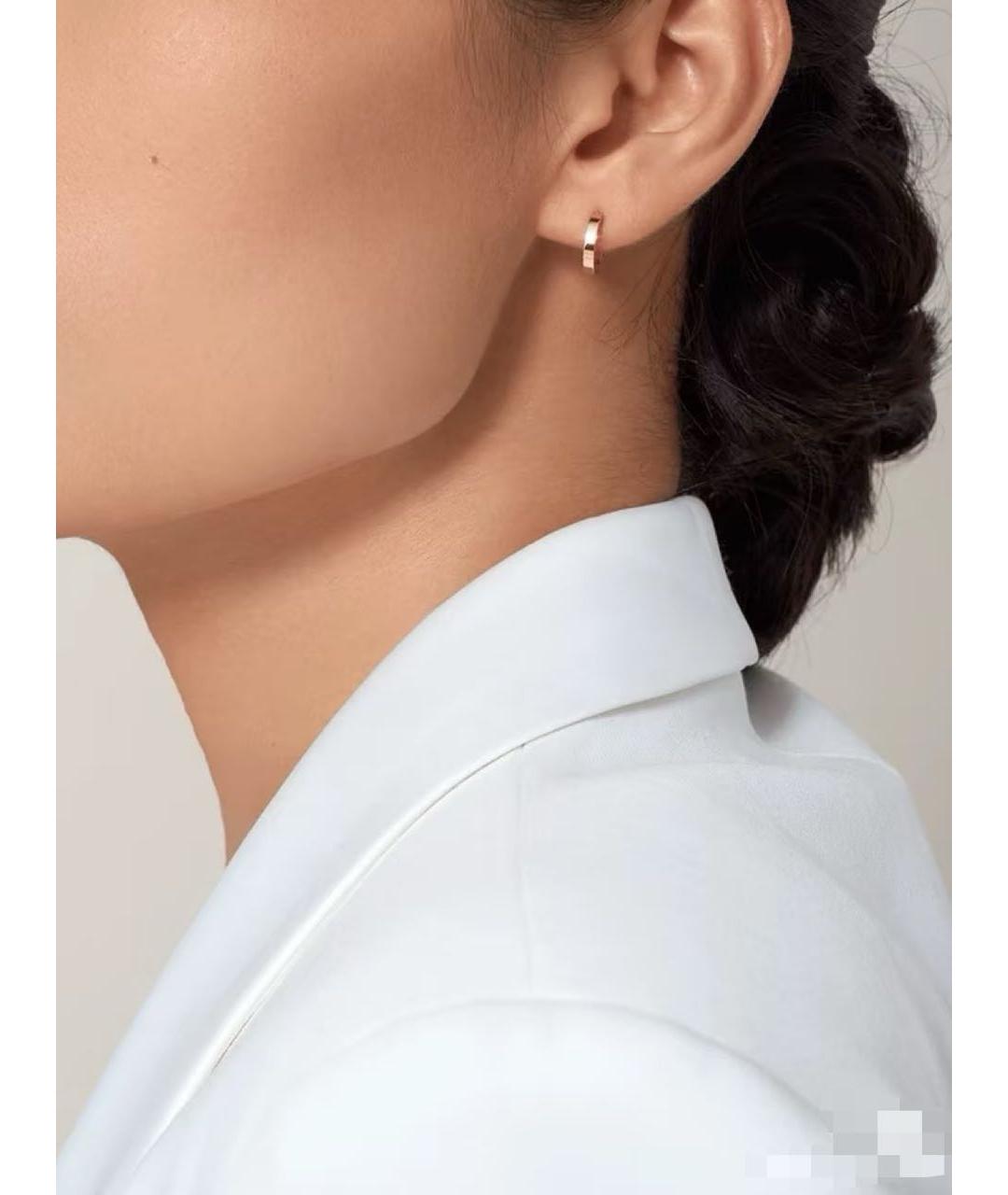 CARTIER Золотые серьги из розового золота, фото 4