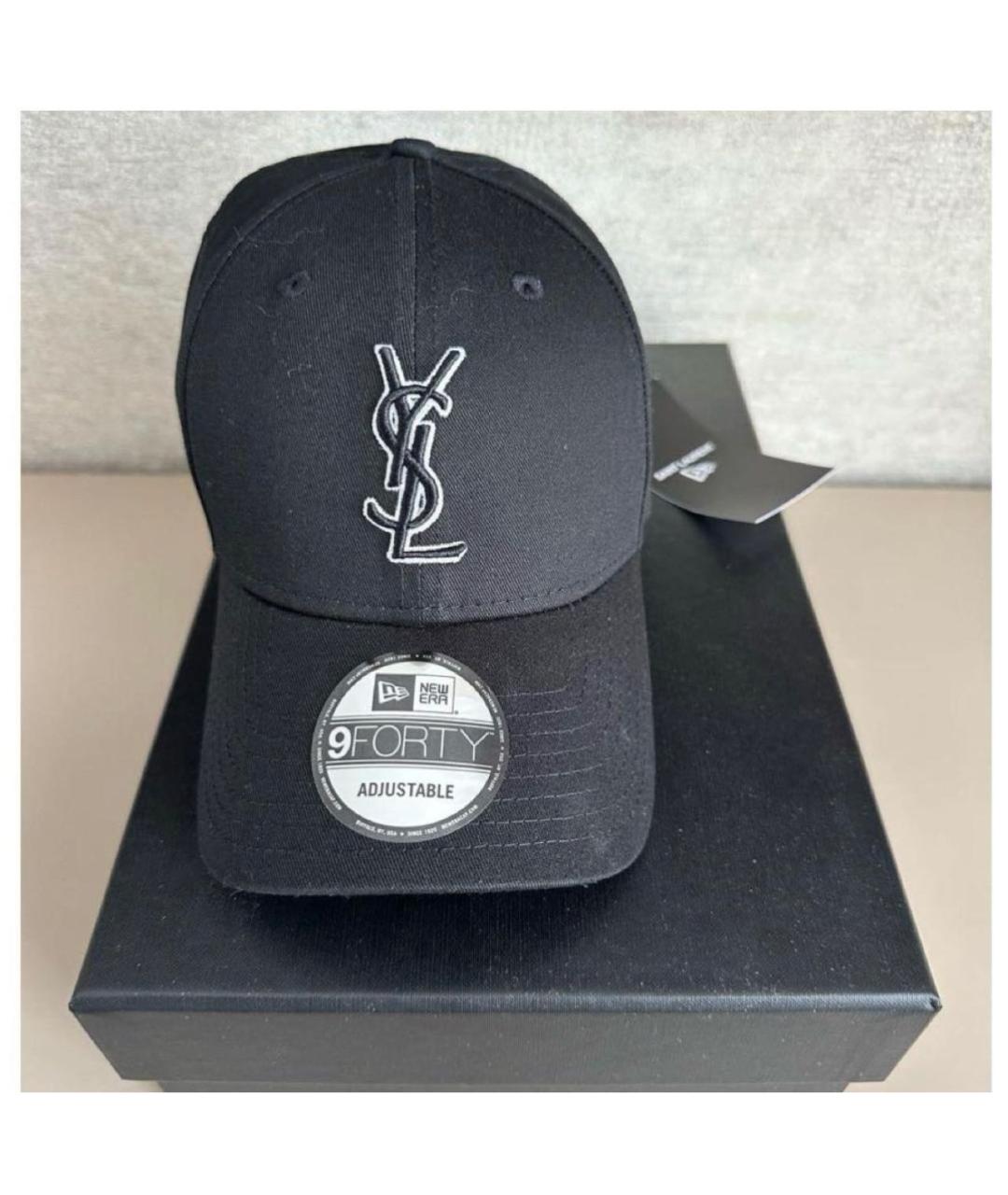 SAINT LAURENT Черная кепка, фото 3