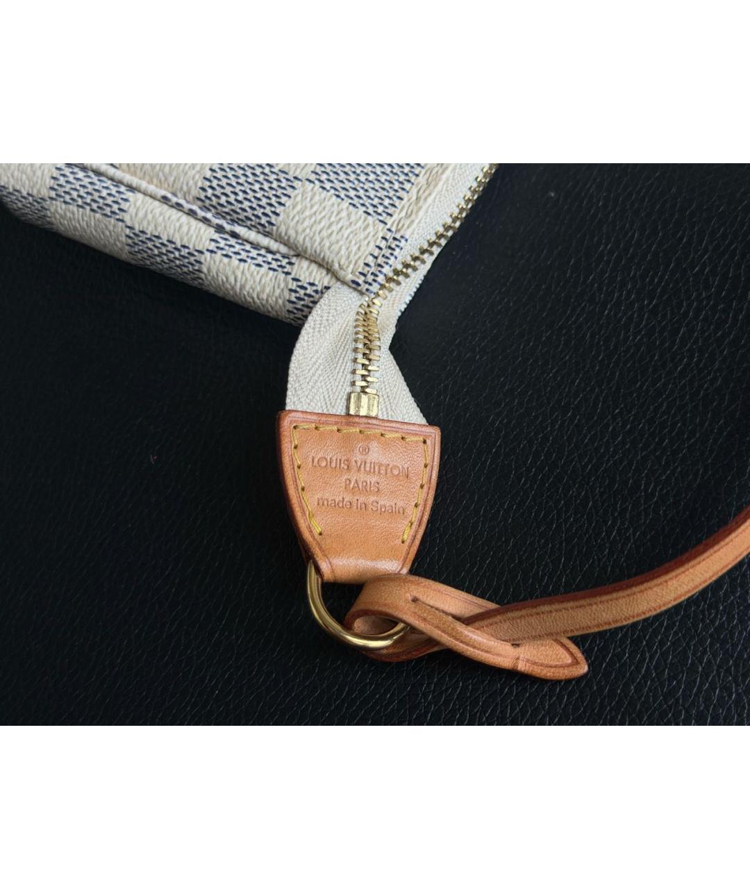 LOUIS VUITTON Прозрачная кожаная сумка с короткими ручками, фото 4
