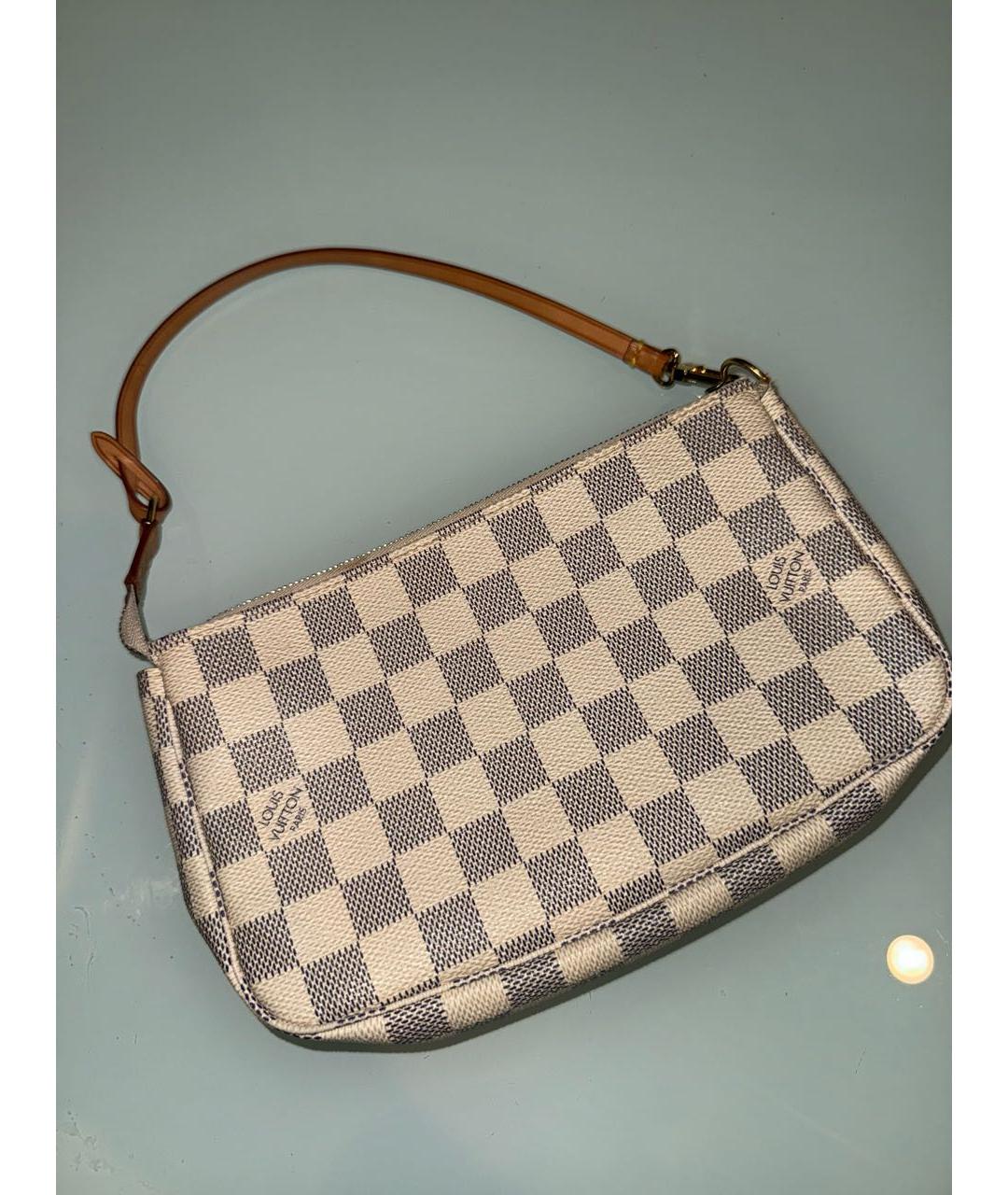 LOUIS VUITTON Прозрачная кожаная сумка с короткими ручками, фото 2
