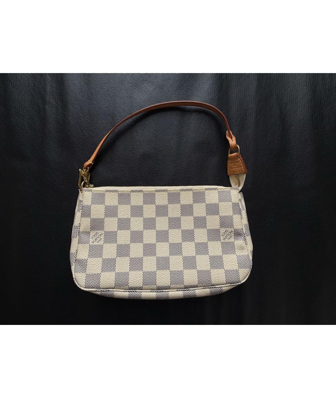 LOUIS VUITTON Прозрачная кожаная сумка с короткими ручками, фото 5