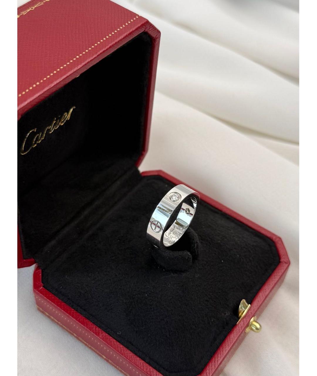 CARTIER Серебряное кольцо из белого золота, фото 3