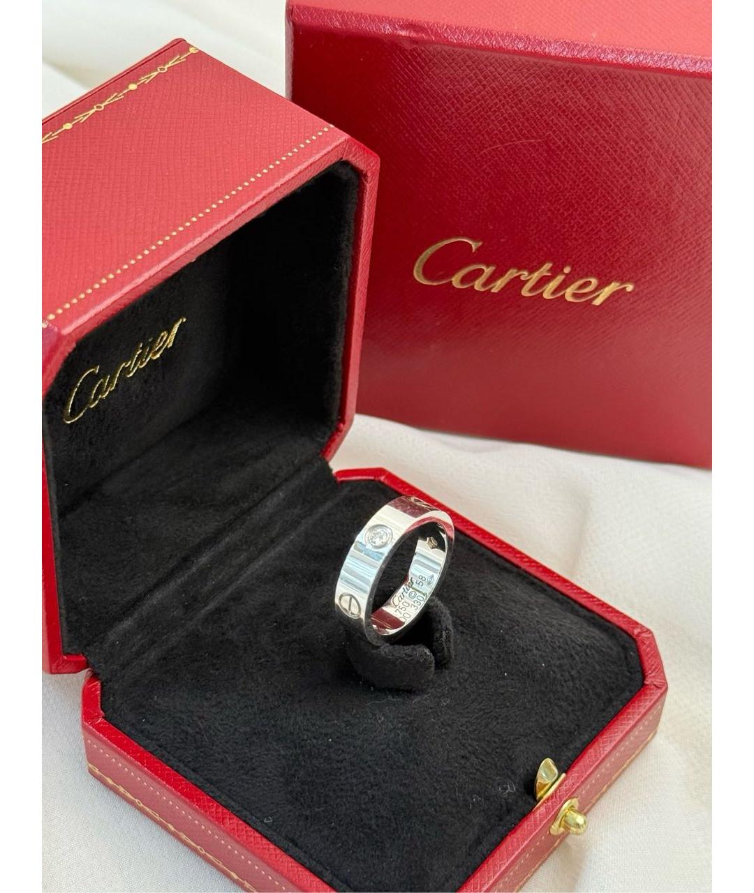 CARTIER Серебряное кольцо из белого золота, фото 5