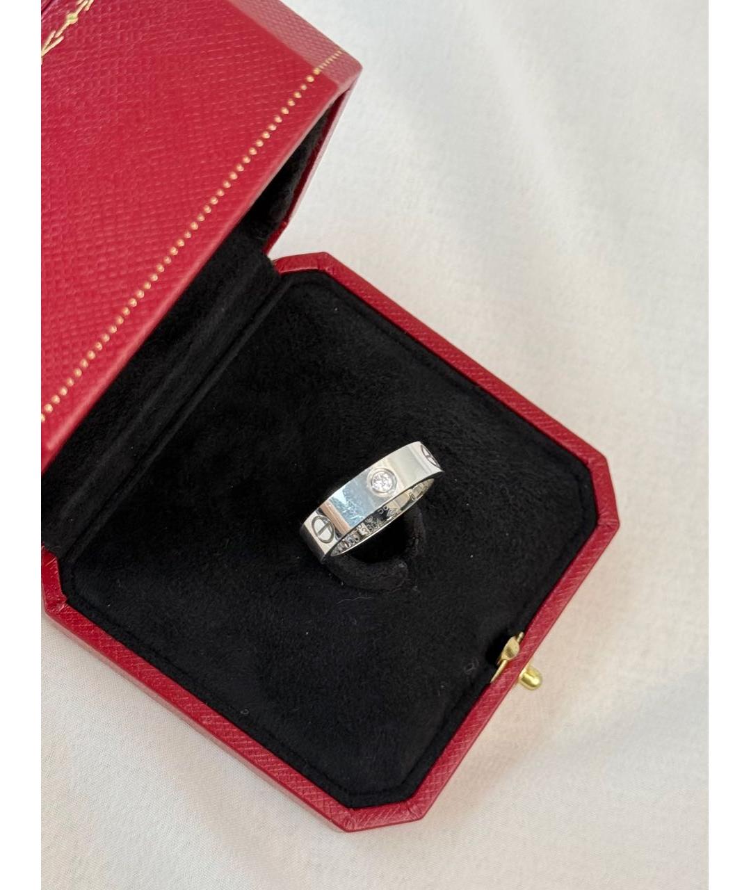 CARTIER Серебряное кольцо из белого золота, фото 4