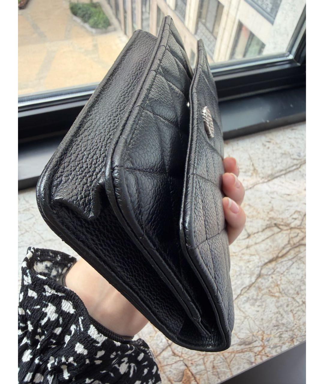 CHANEL Черная кожаная сумка через плечо, фото 7