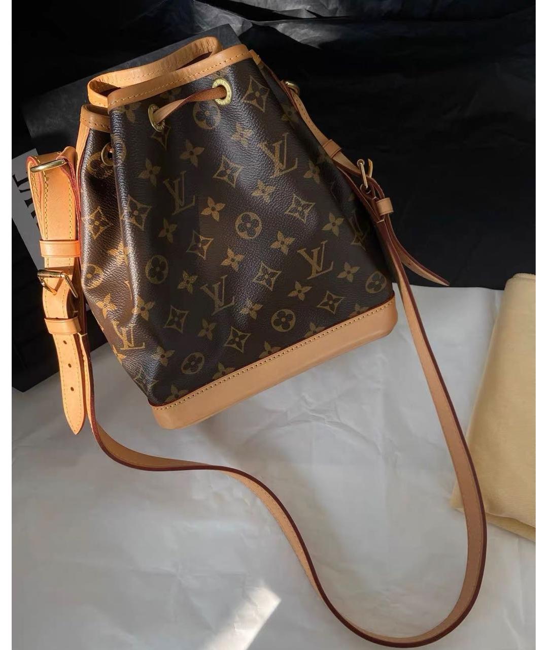 LOUIS VUITTON Коричневая канва сумка тоут, фото 2