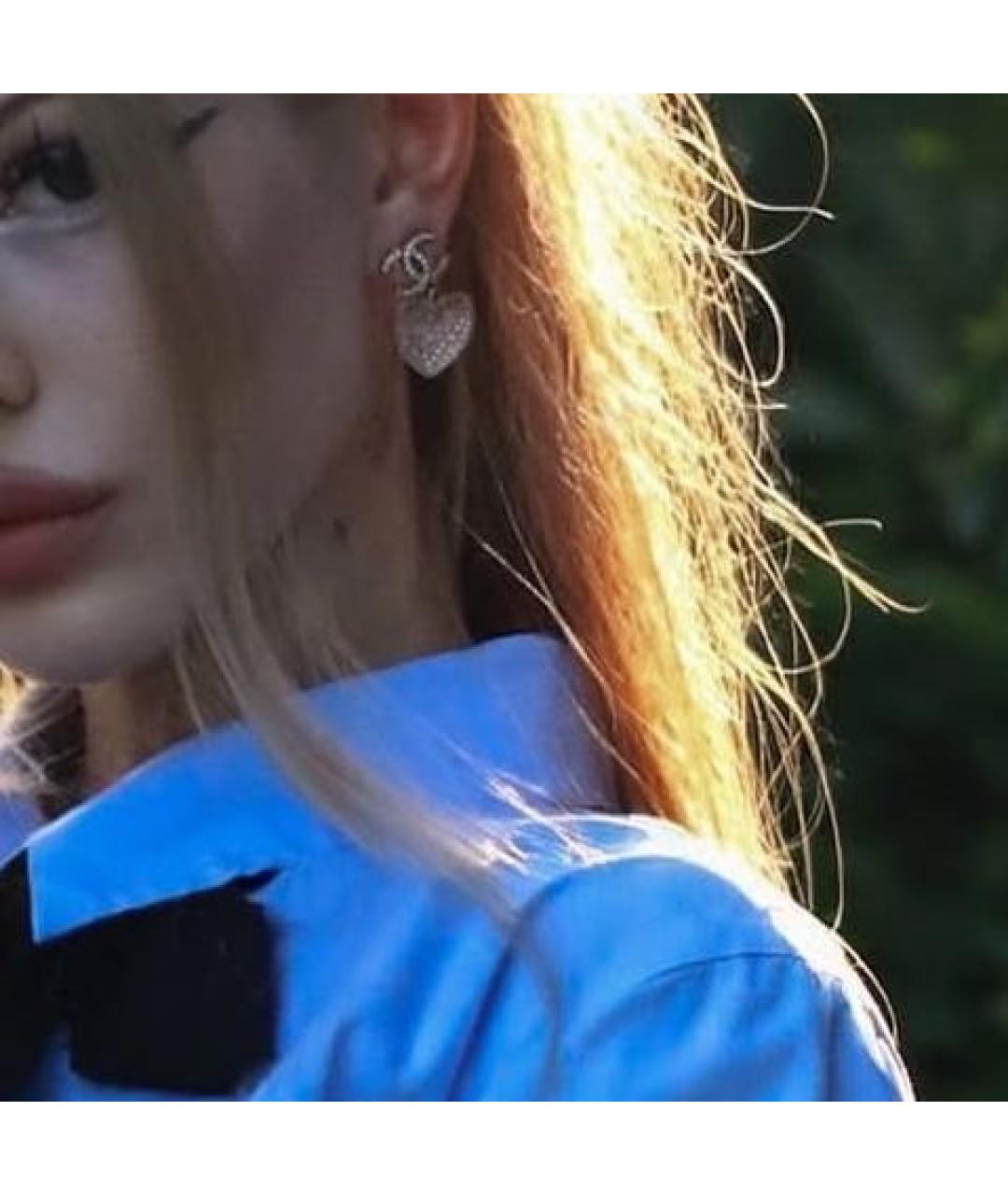 CHANEL Розовые серьги, фото 3