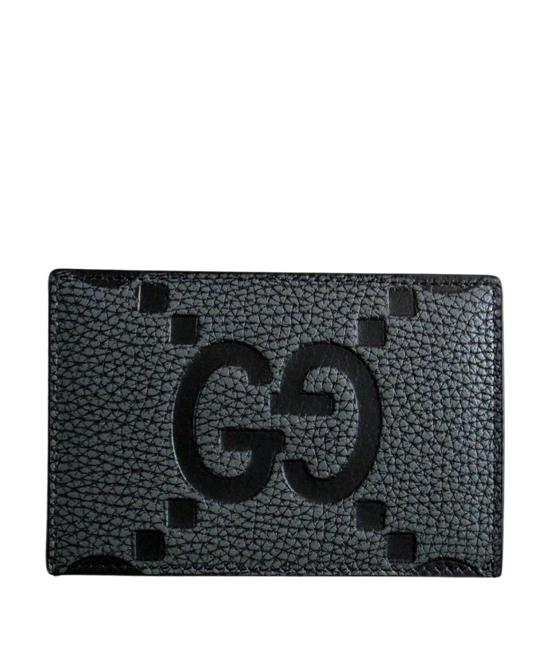 GUCCI Черный кожаный кардхолдер, фото 1