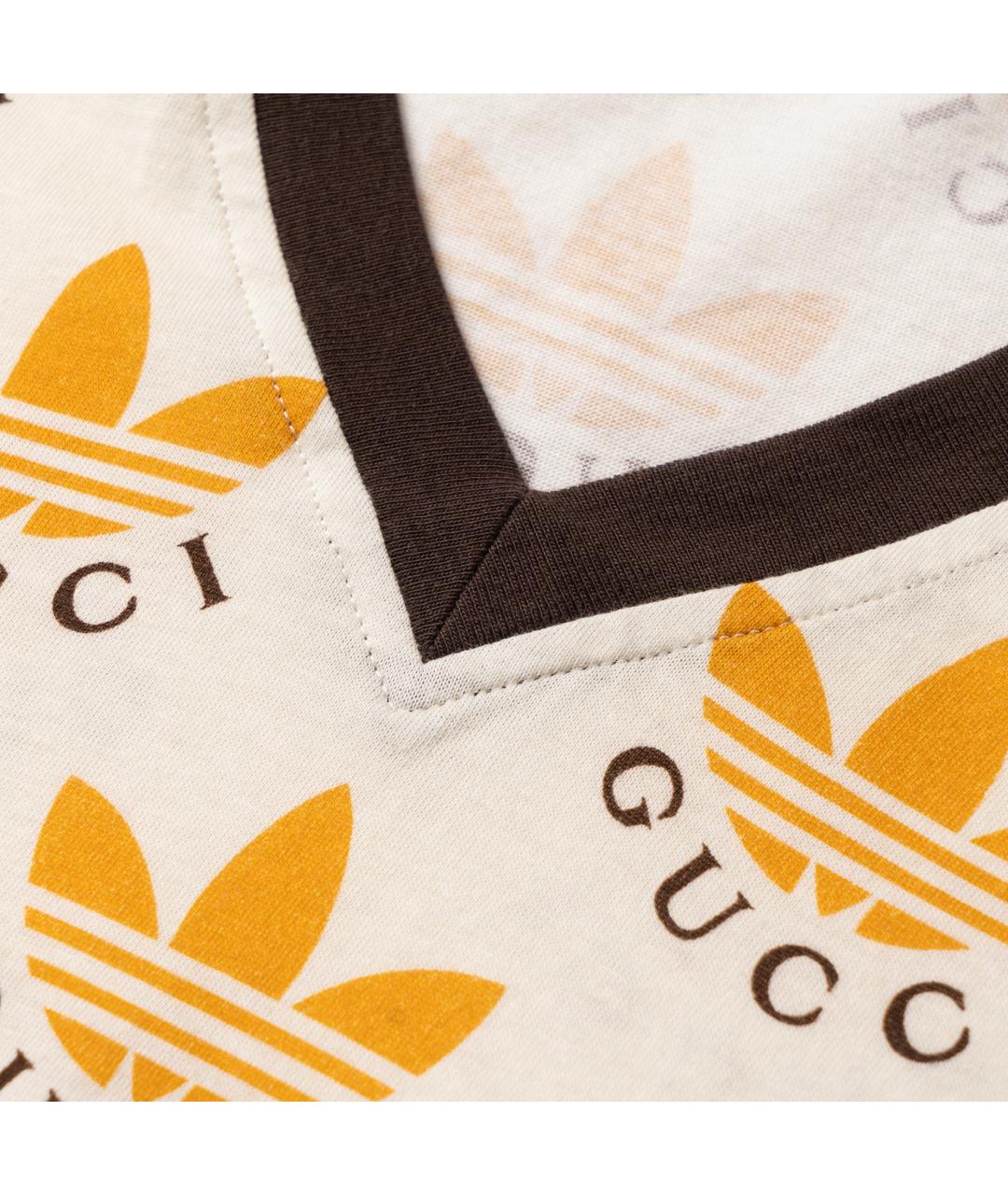 GUCCI Бежевая футболка, фото 5