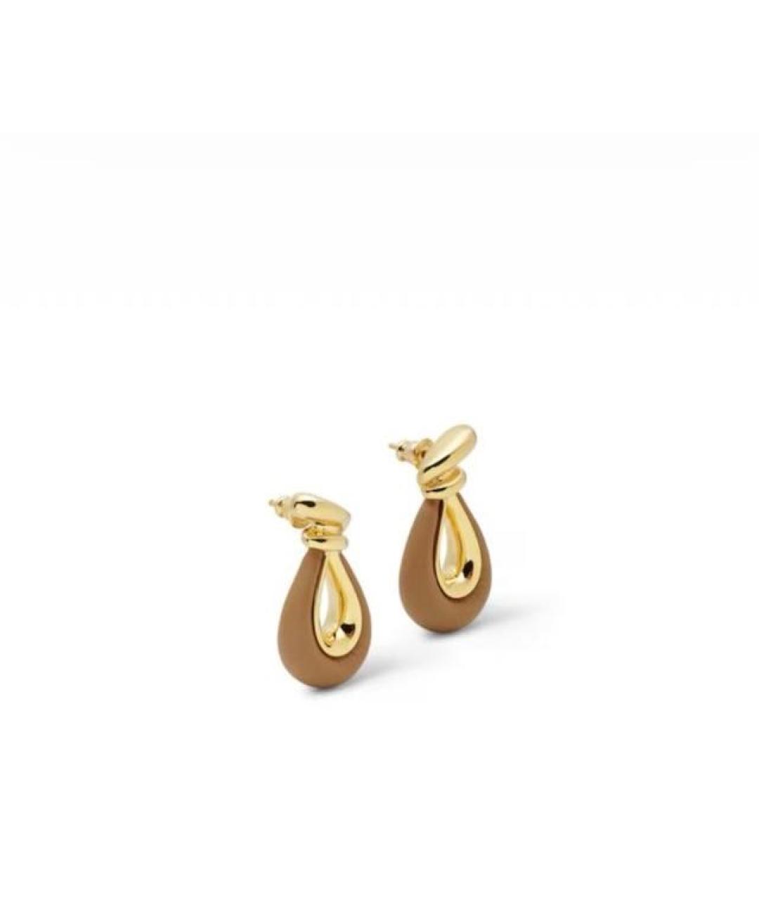 FENDI Золотые серьги, фото 3