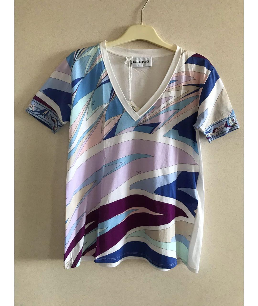 EMILIO PUCCI Мульти хлопковая майка, фото 5