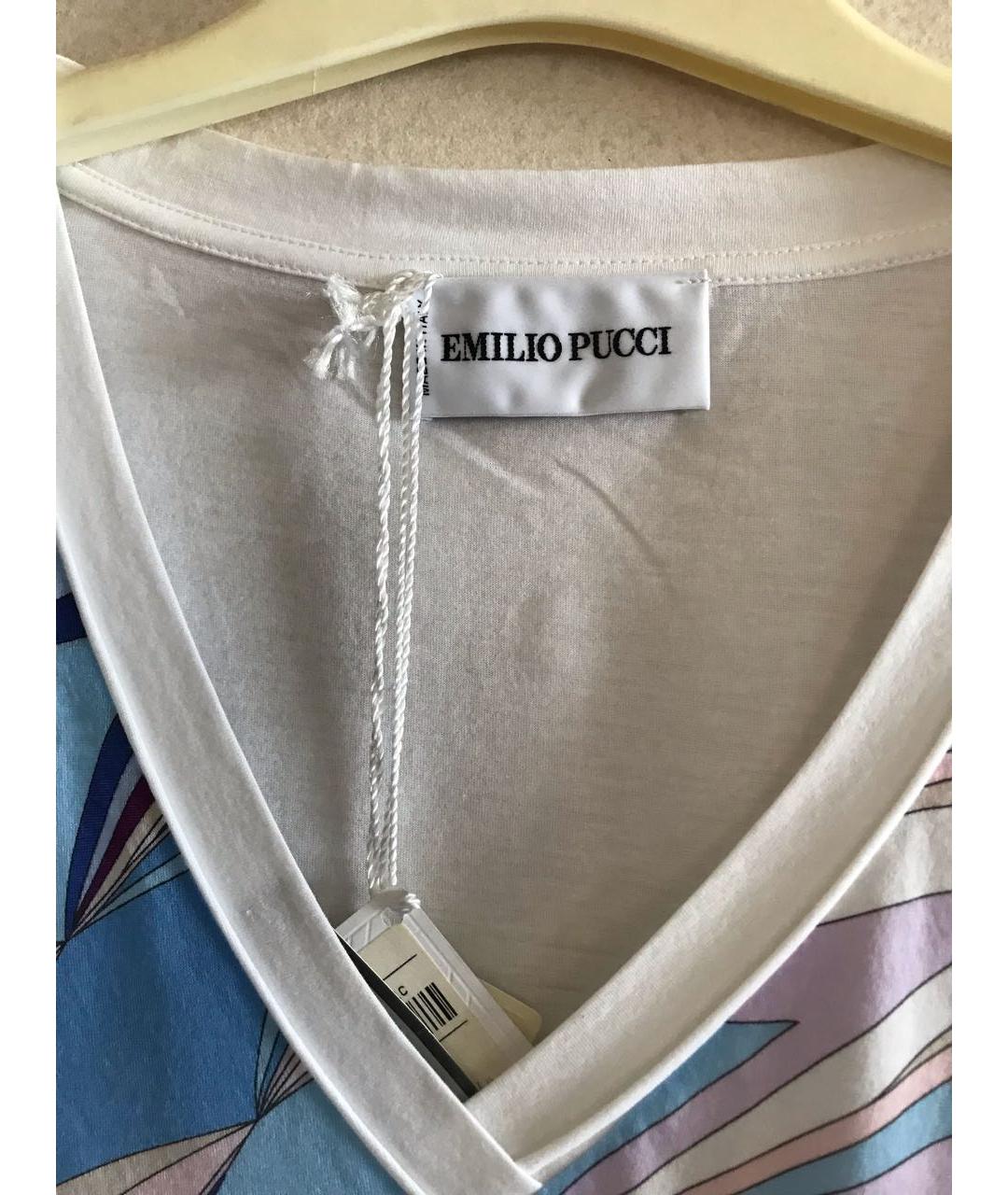 EMILIO PUCCI Мульти хлопковая майка, фото 2