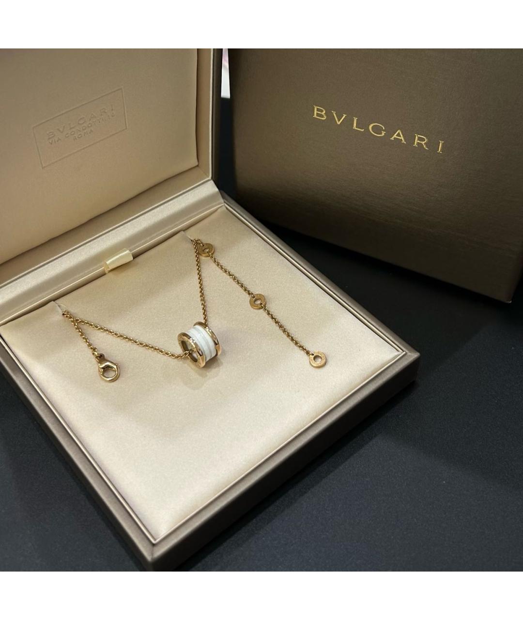 BVLGARI Золотая подвеска из розового золота, фото 3