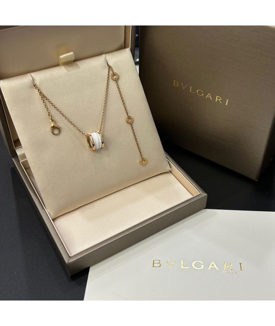 BVLGARI Золотая подвеска из розового золота, фото 6