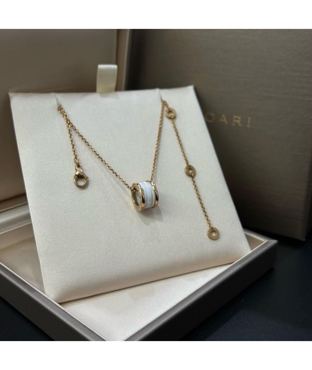 BVLGARI Золотая подвеска из розового золота, фото 4