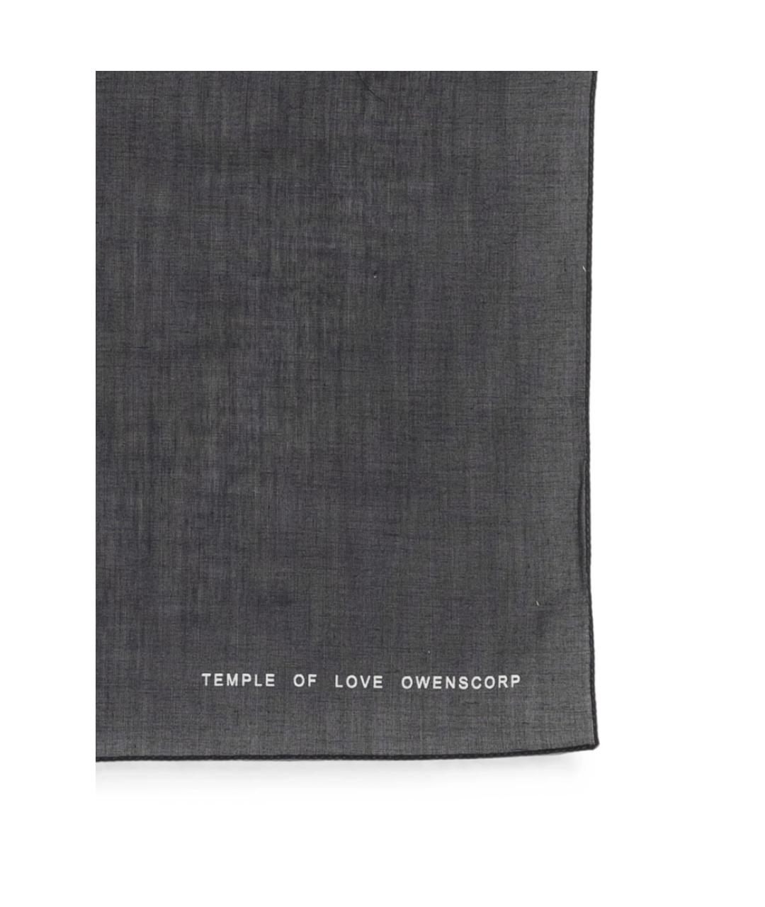 RICK OWENS DRKSHDW Серый шарф, фото 2