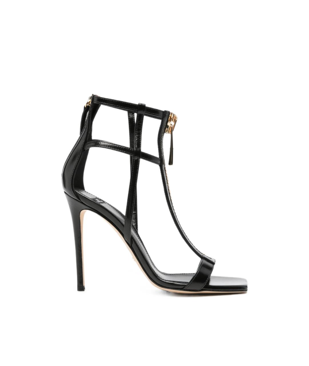 ELISABETTA FRANCHI Черные босоножки, фото 1