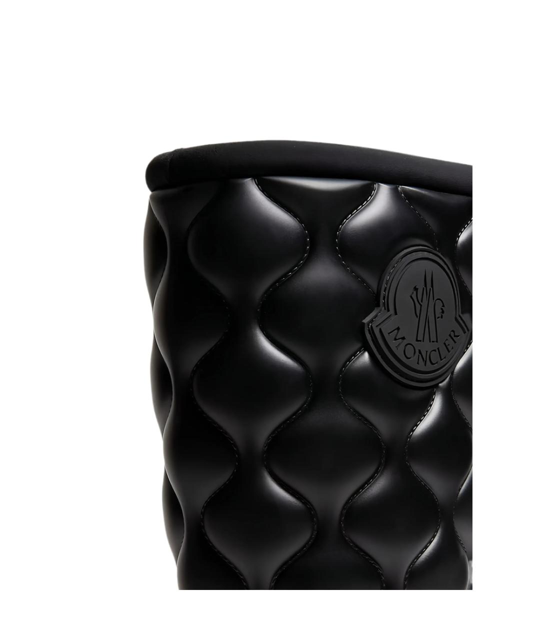 MONCLER Черные резиновые сапоги, фото 2