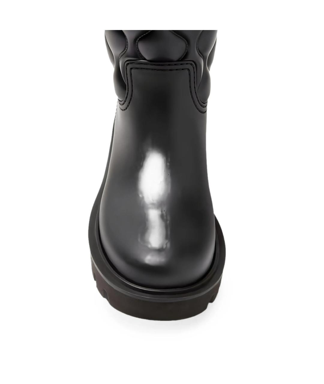 MONCLER Черные резиновые сапоги, фото 5