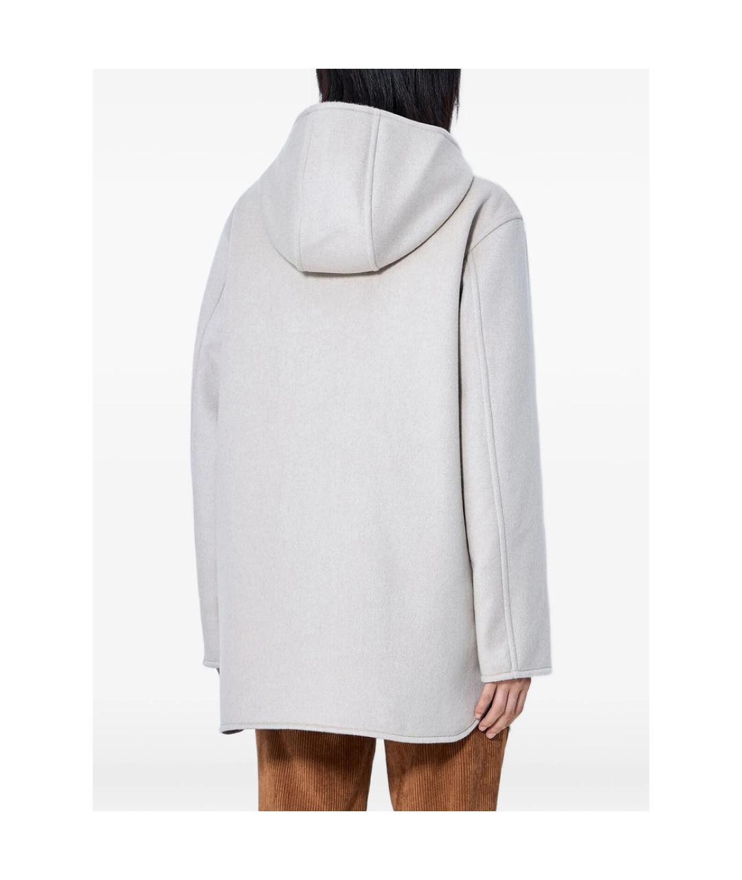 MONCLER Бежевая шерстяная куртка, фото 2