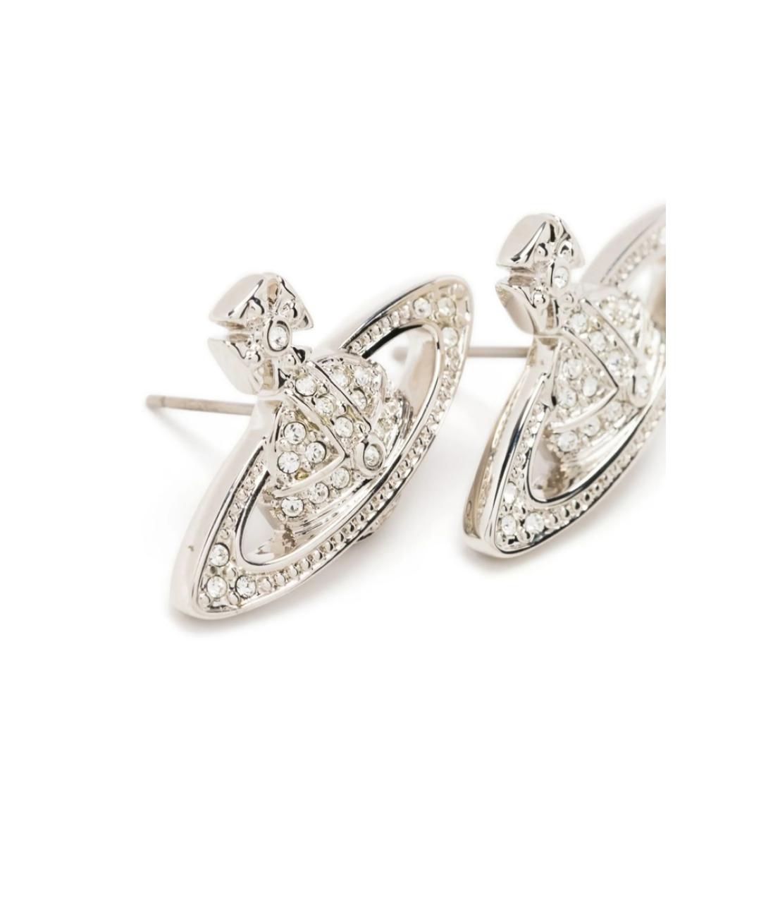 VIVIENNE WESTWOOD Серебряные металлические серьги, фото 3