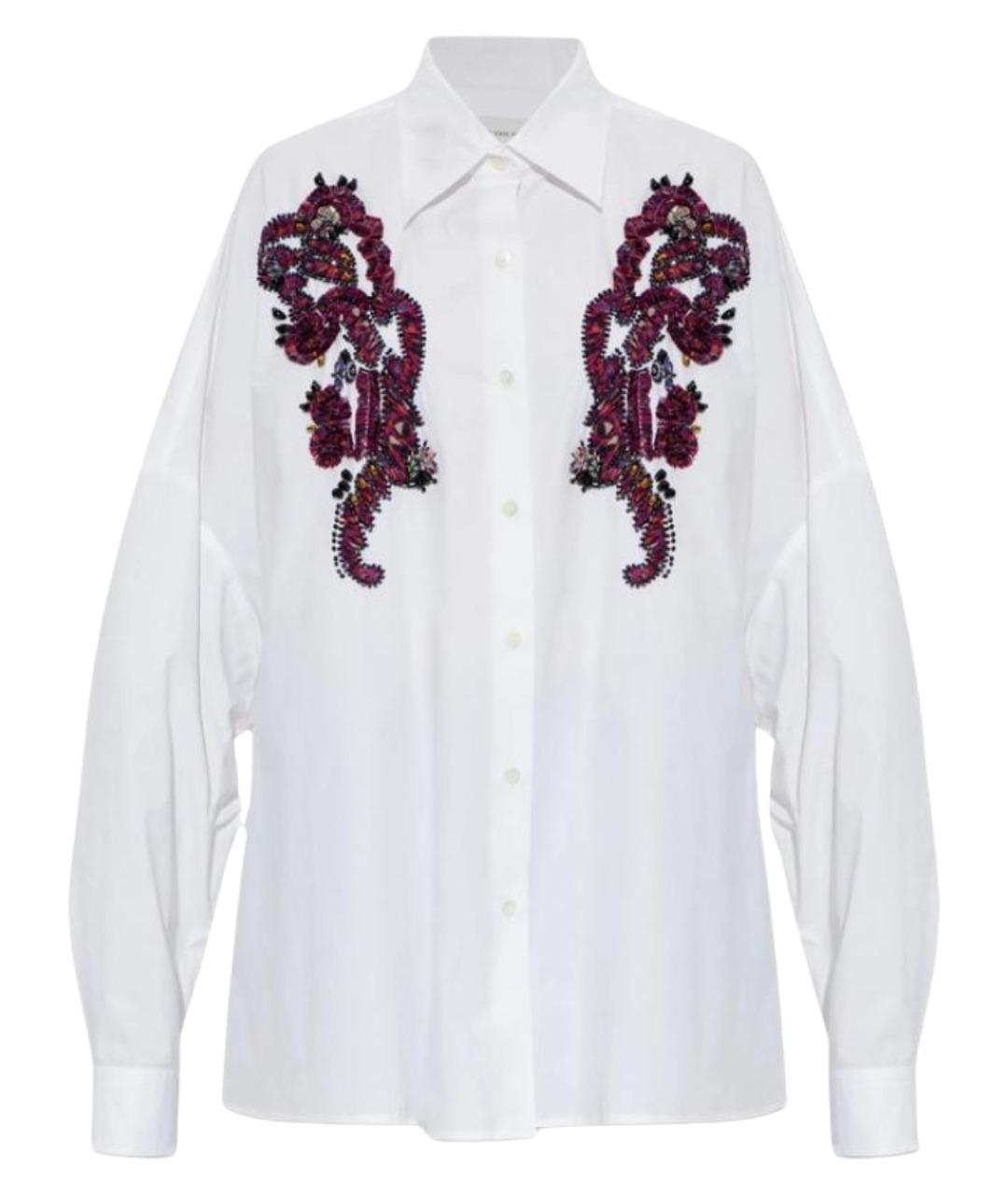 DRIES VAN NOTEN Белая хлопковая рубашка, фото 1
