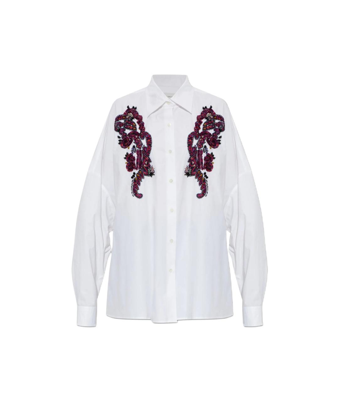 DRIES VAN NOTEN Белая хлопковая рубашка, фото 6