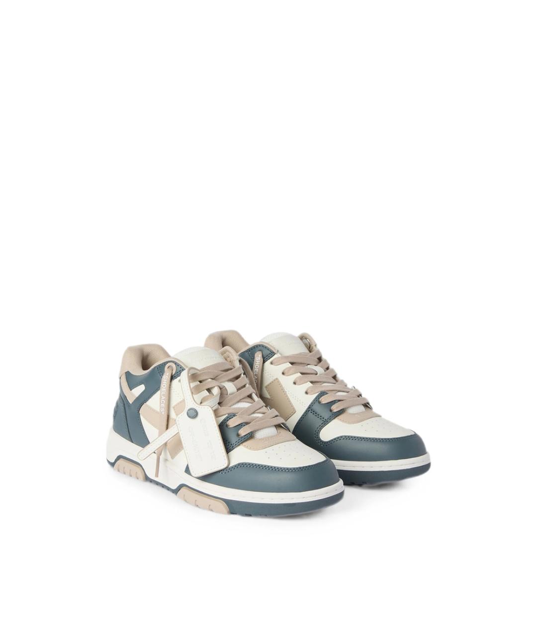 OFF-WHITE Мульти синтетические низкие кроссовки / кеды, фото 4