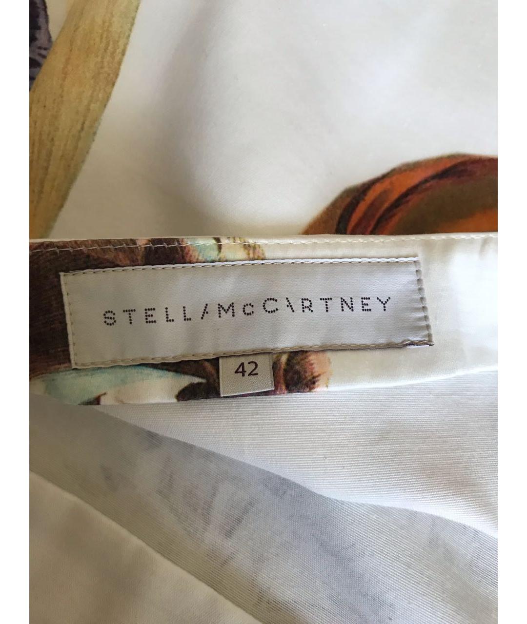STELLA MCCARTNEY Мульти хлопковая юбка мини, фото 4