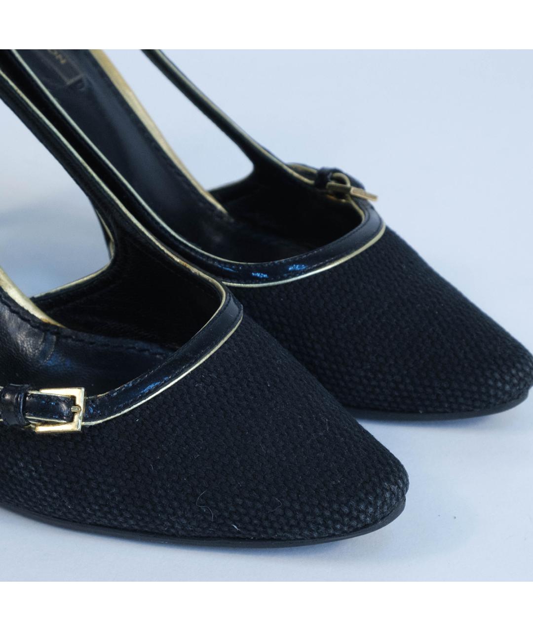 LOUIS VUITTON Черные кожаные туфли, фото 4