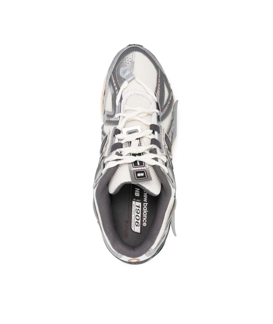 NEW BALANCE Серые текстильные низкие кроссовки / кеды, фото 4