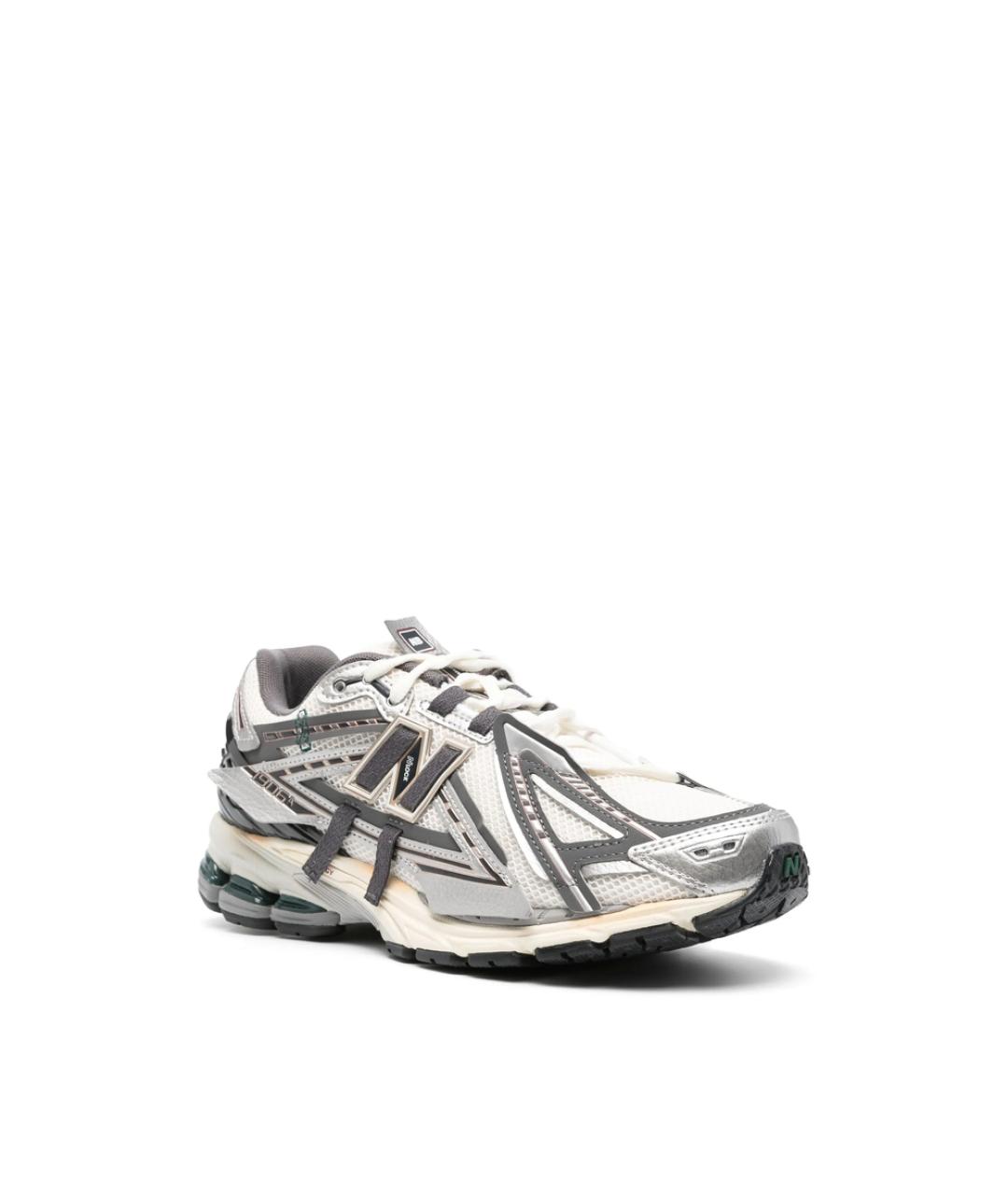 NEW BALANCE Серые текстильные низкие кроссовки / кеды, фото 2