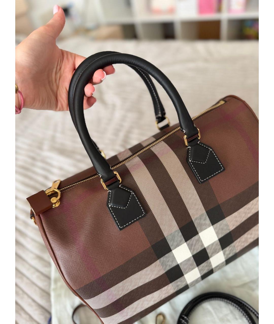 BURBERRY Коричневая дорожная/спортивная сумка, фото 2