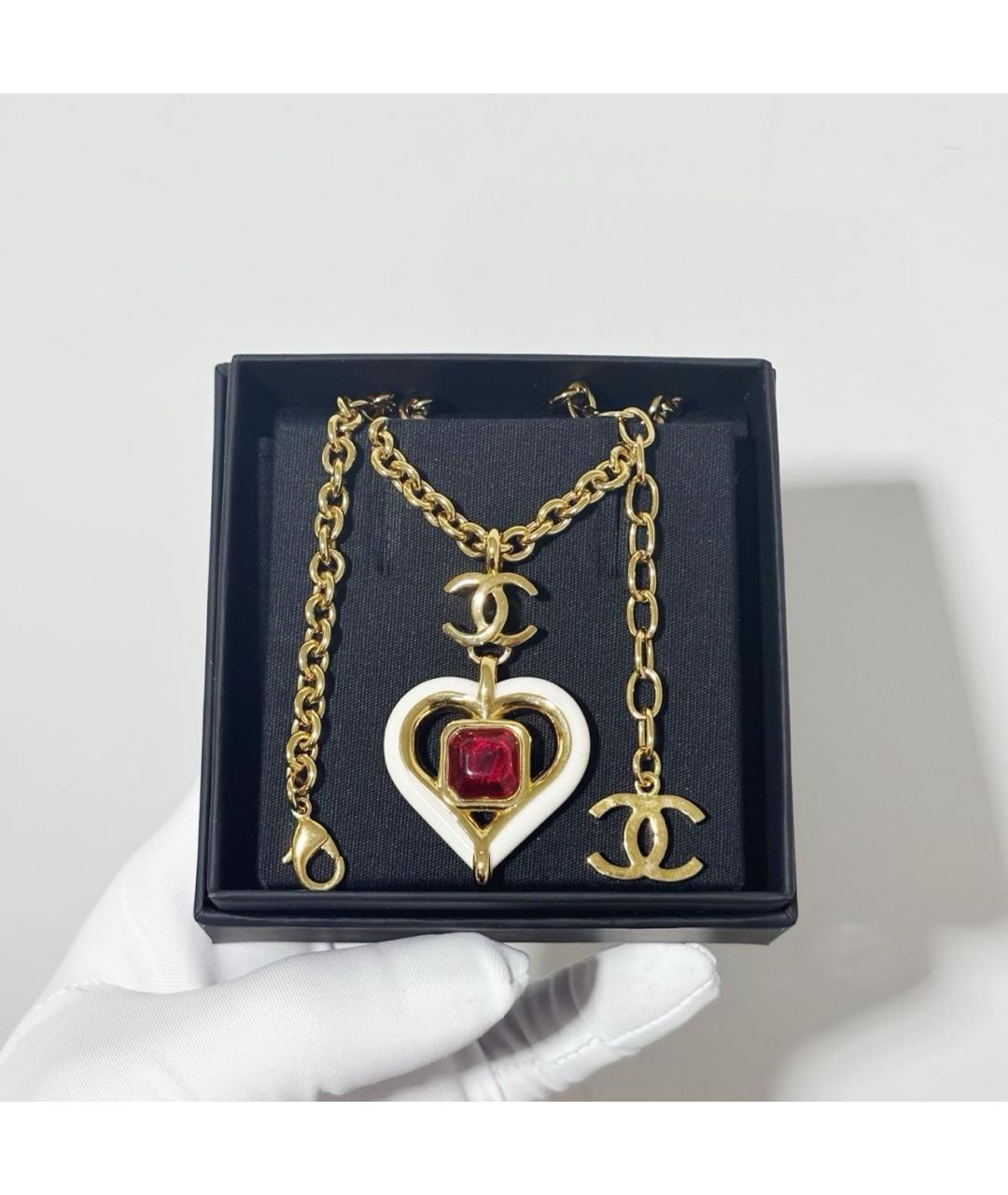 CHANEL Золотое колье, фото 6