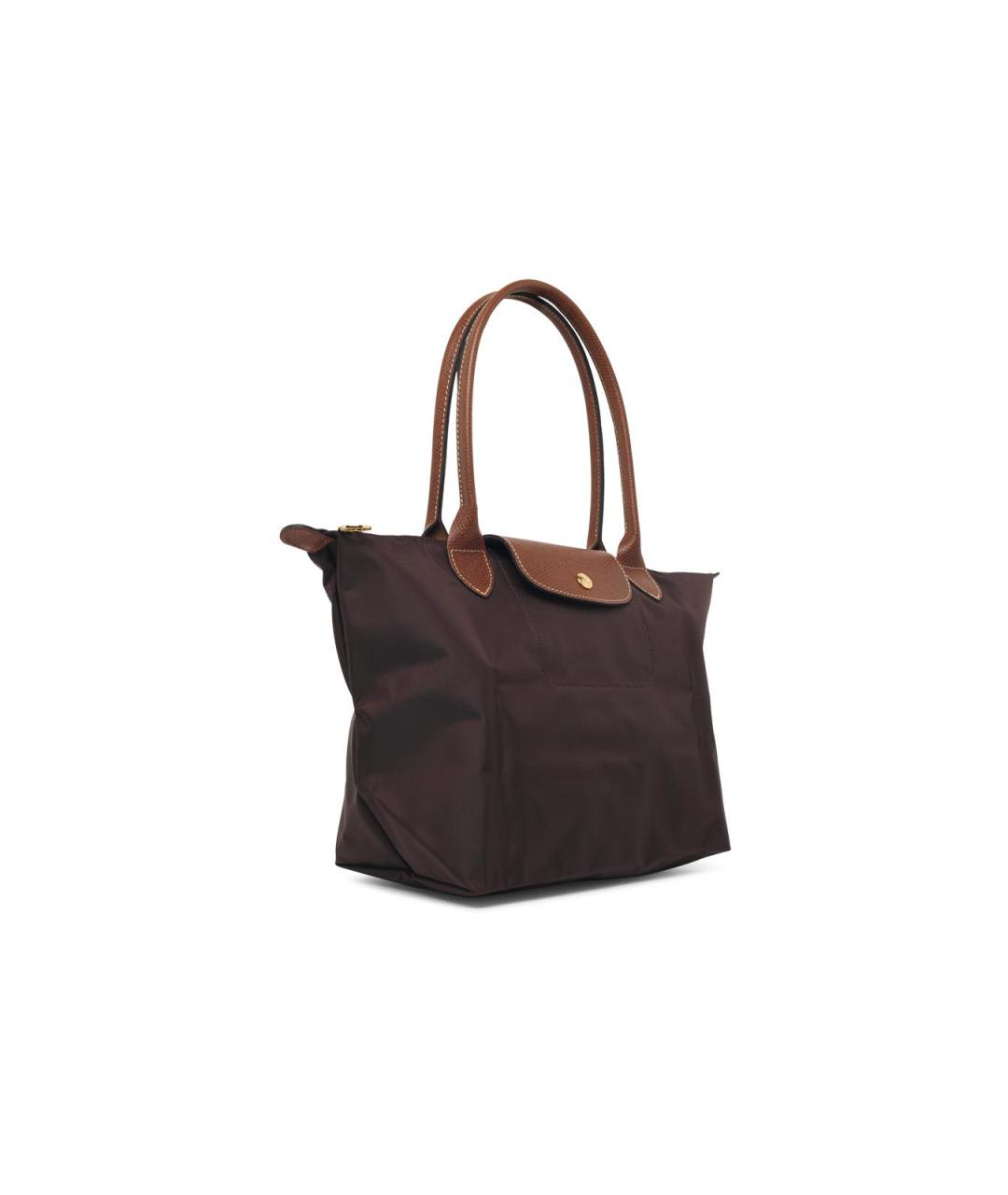 LONGCHAMP Коричневая синтетическая сумка тоут, фото 2