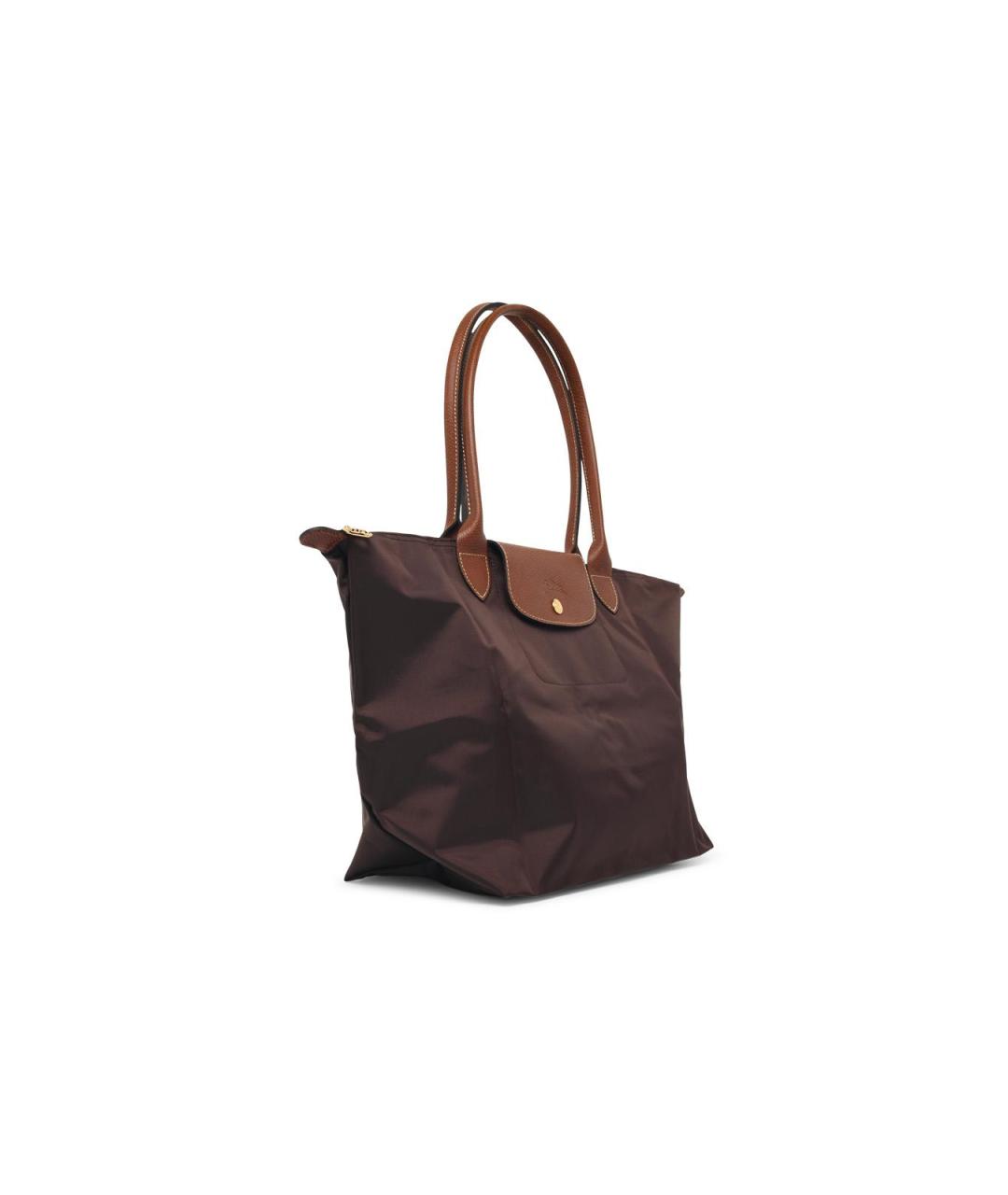 LONGCHAMP Коричневая синтетическая сумка тоут, фото 2