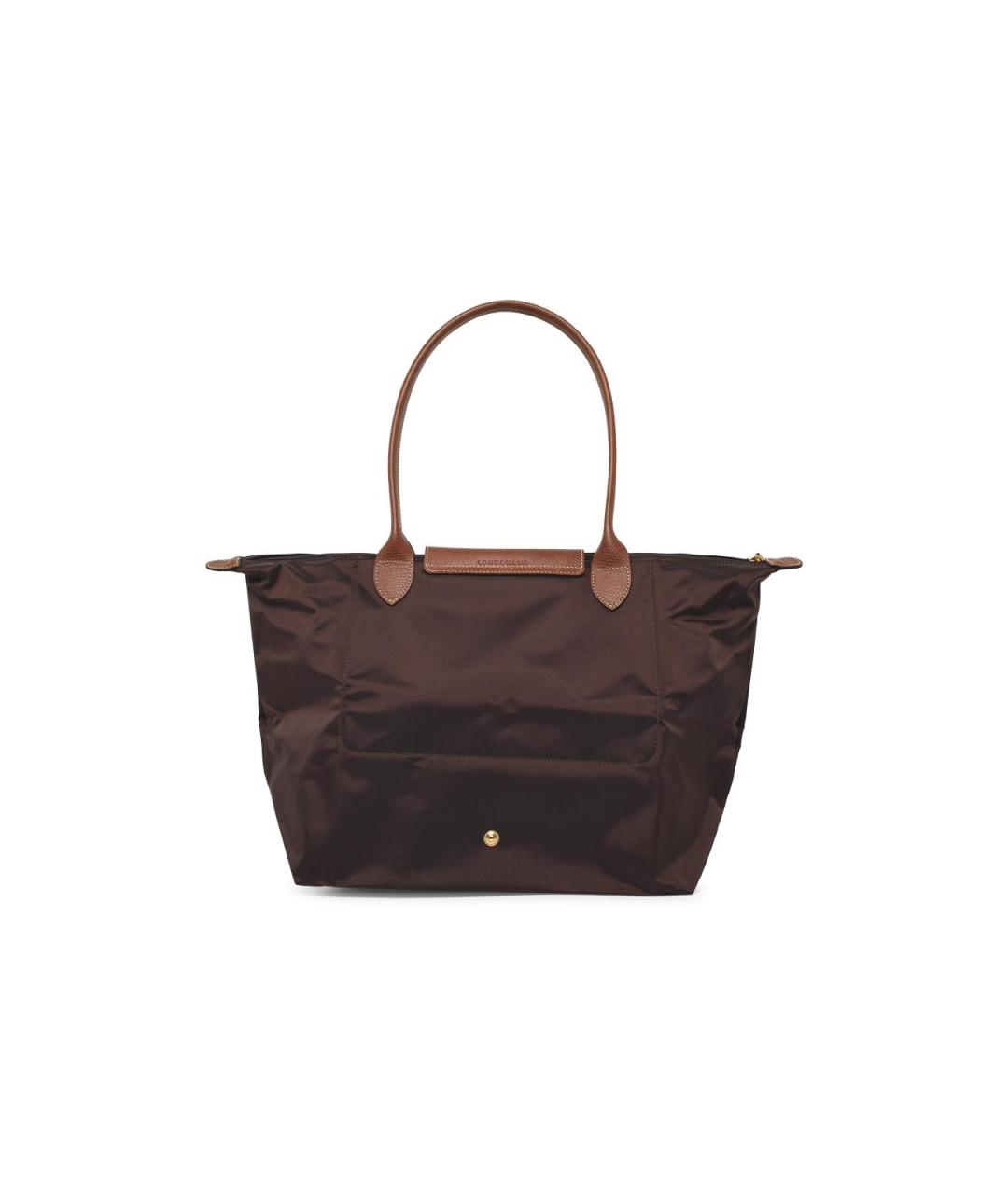 LONGCHAMP Коричневая синтетическая сумка тоут, фото 3