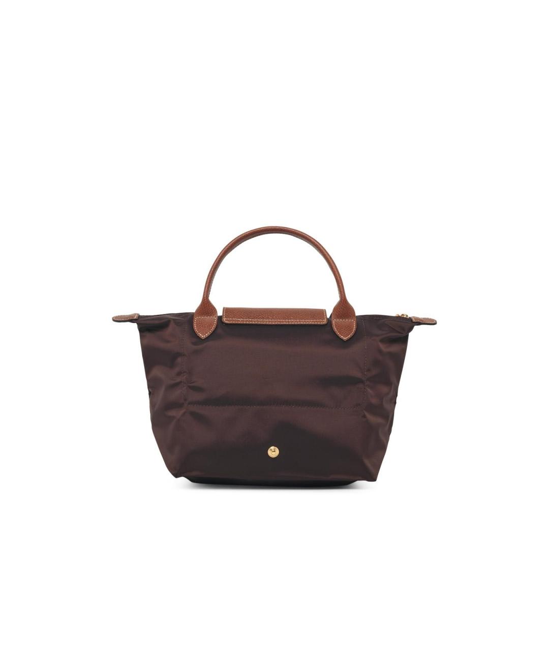 LONGCHAMP Коричневая синтетическая сумка тоут, фото 3