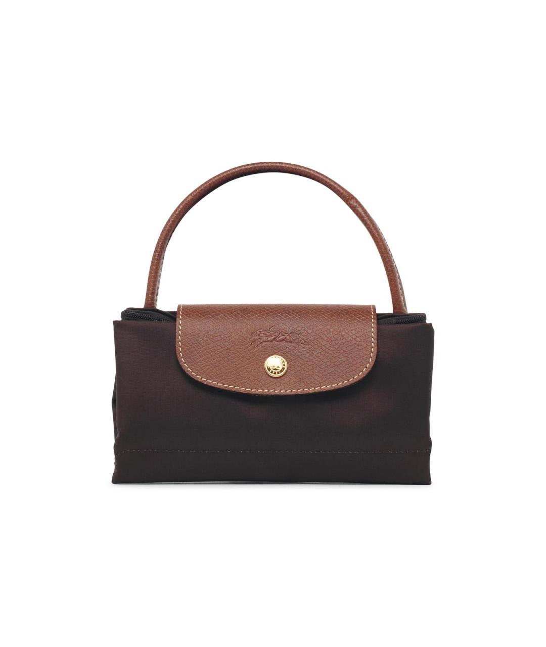 LONGCHAMP Коричневая синтетическая сумка тоут, фото 1