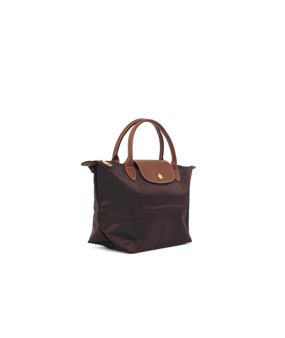 LONGCHAMP Коричневая синтетическая сумка тоут, фото 2