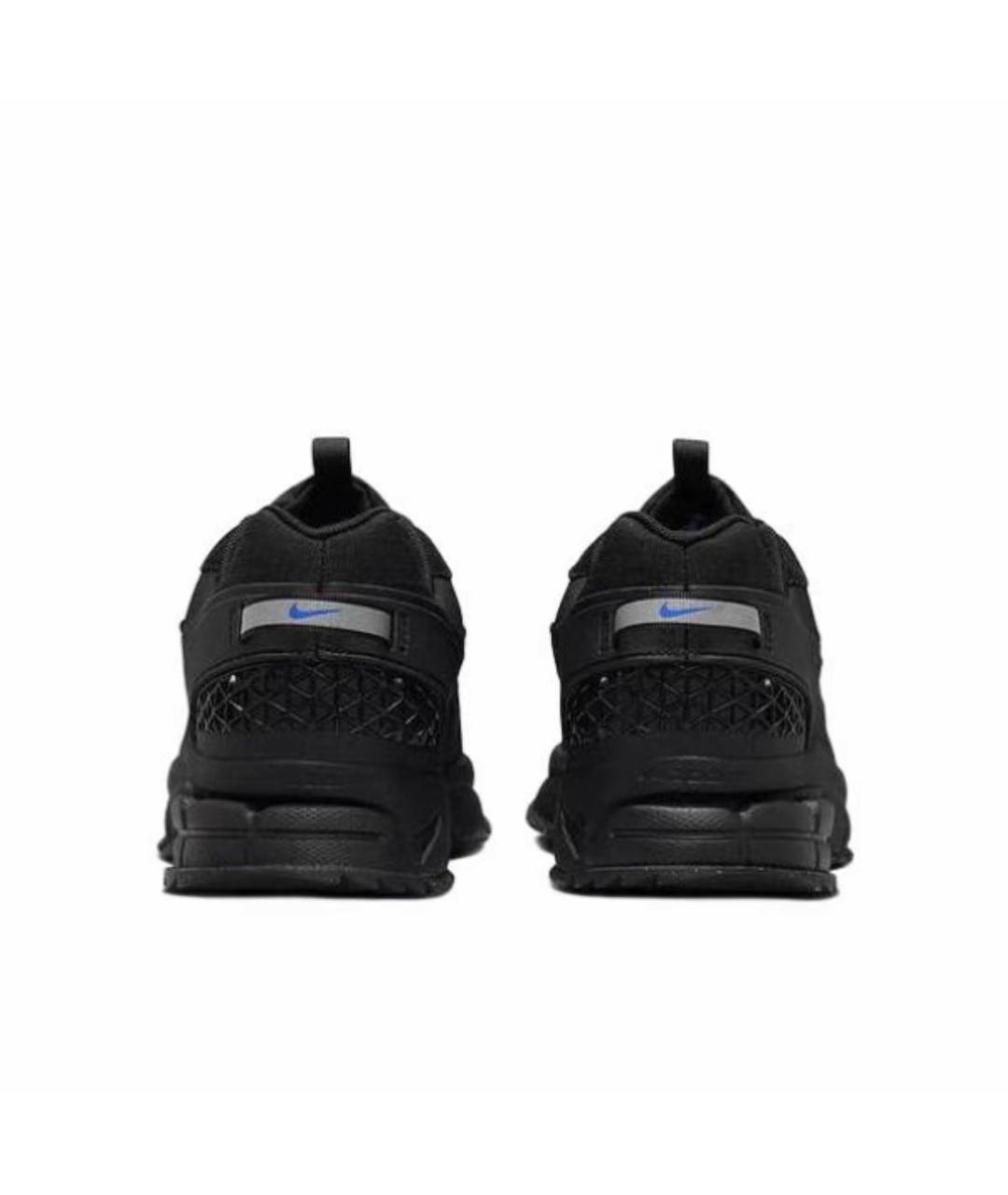 NIKE Черные текстильные низкие кроссовки / кеды, фото 4