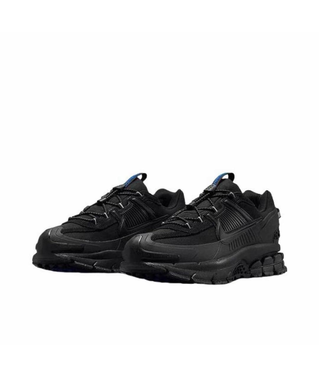 NIKE Черные текстильные низкие кроссовки / кеды, фото 2