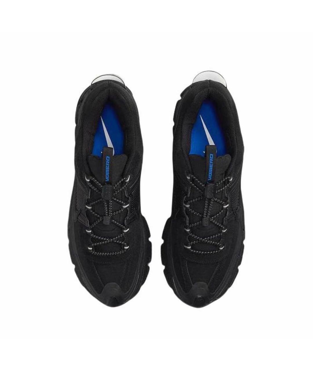 NIKE Черные текстильные низкие кроссовки / кеды, фото 3
