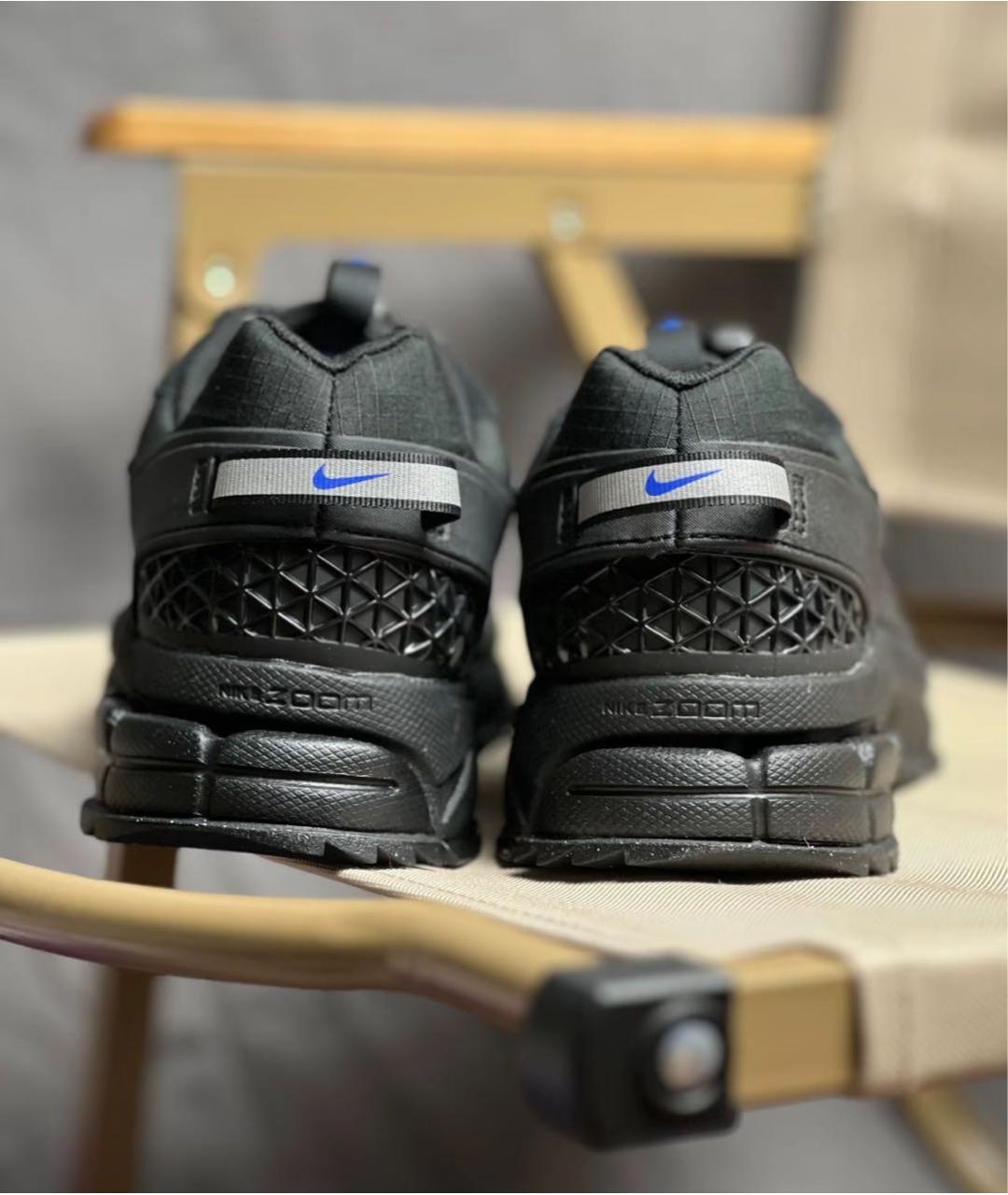 NIKE Черные текстильные низкие кроссовки / кеды, фото 8