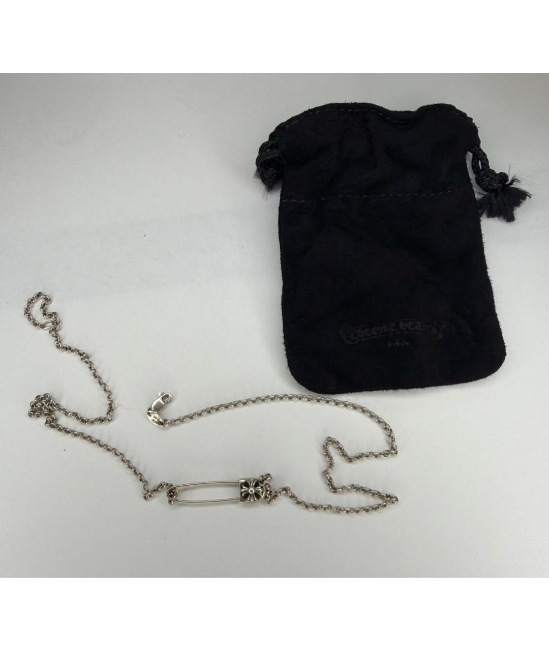 CHROME HEARTS Серебряная серебряная цепочка/подвеска, фото 5