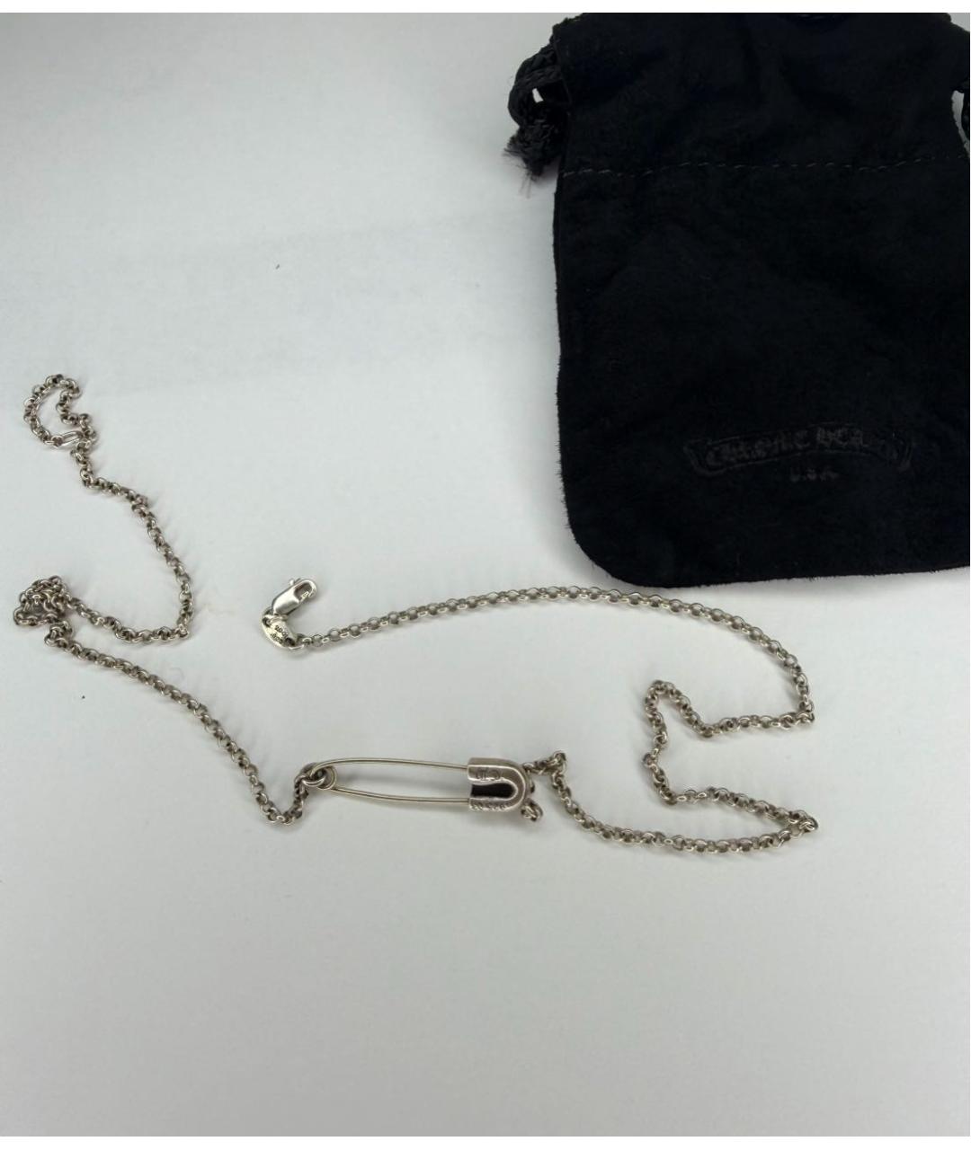 CHROME HEARTS Серебряная серебряная цепочка/подвеска, фото 2